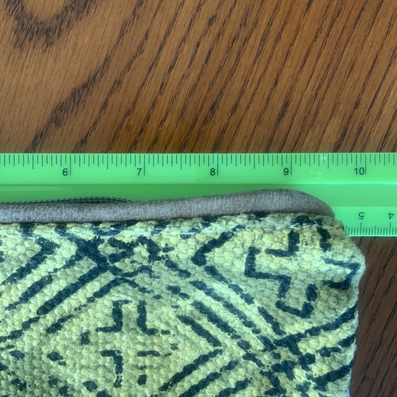 SALE NWOT “Myra Bag” Clutch/Cosmetic Bag 9”x 7” Canvas/Upholstery Recycled FIRM - Picture 10 of 14